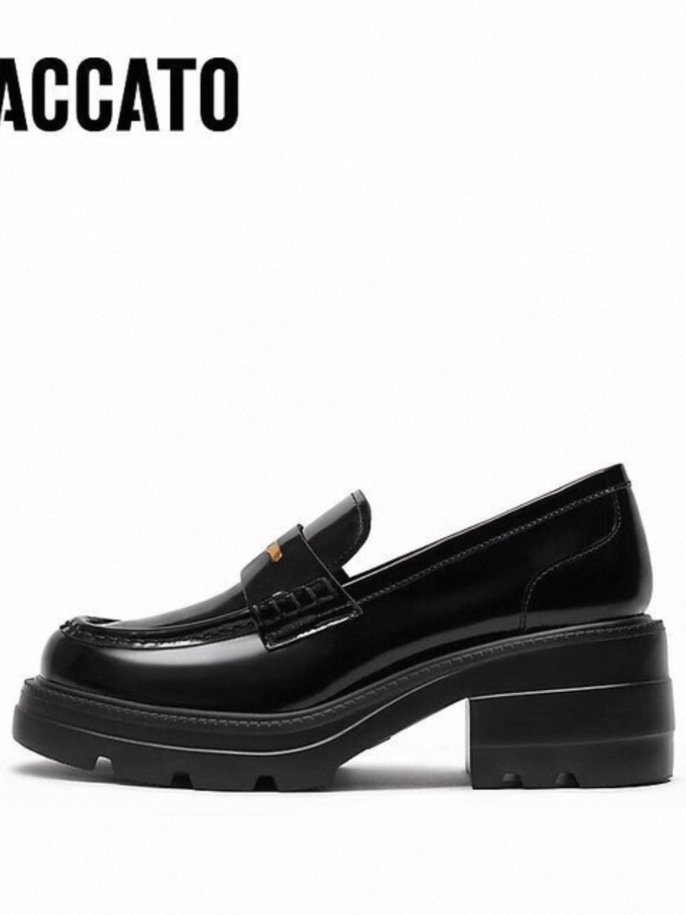 STACCATO Chunky Patent Penny Loafers